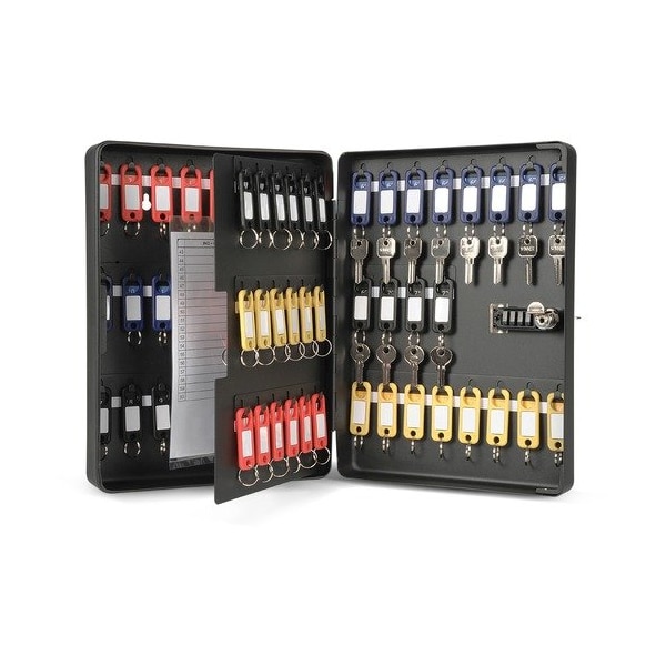 Carl Mfg Cabinet, f/Keys, 80 Cap, Combination, BK CUI81080 - main